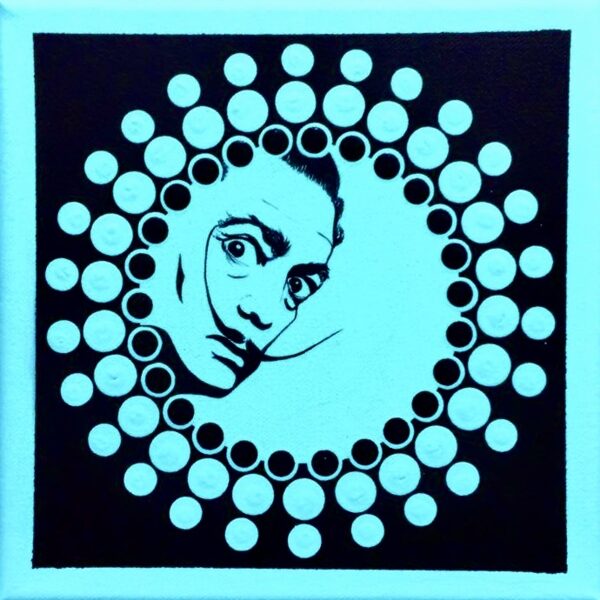 Salvador Dalí_20x20cm