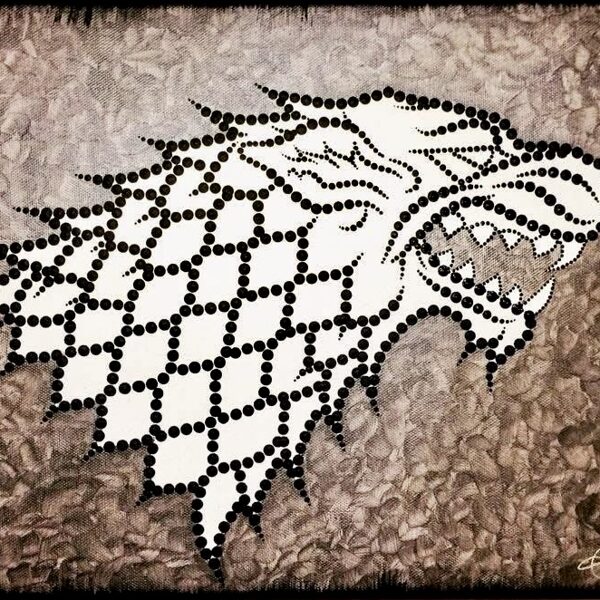 Wolf_Game_of_Thrones_40x30_cm