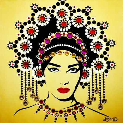 Maria Callas_40x40cm