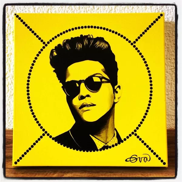 Bruno Mars_30x30cm