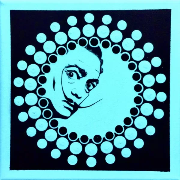 Salvador Dalí_20x20cm