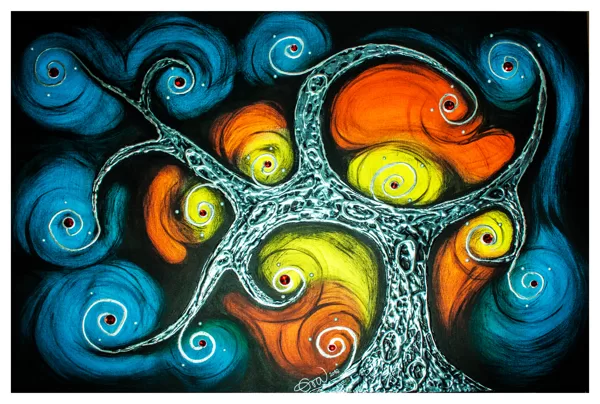 kvitnúci strom_100x70cm