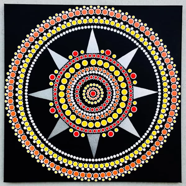 východ slnka_40x40cm
